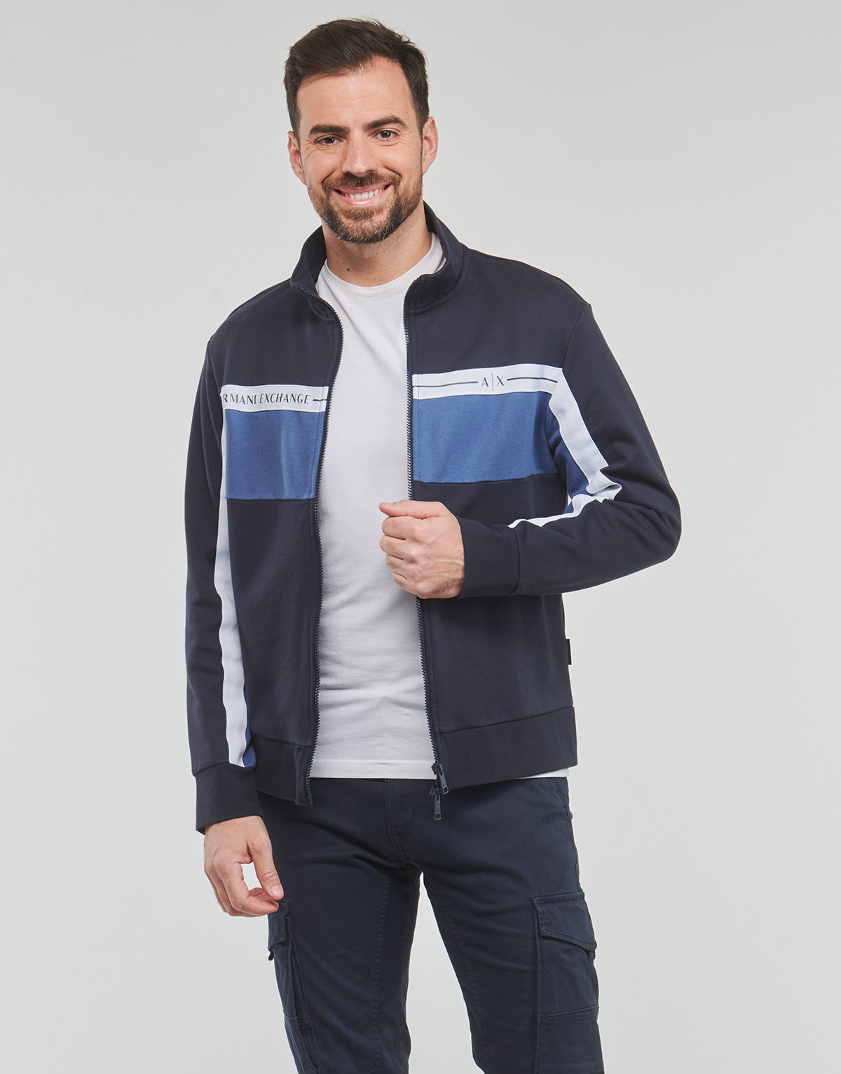 Felpa Uomo Armani Exchange  3RZMFC  Blu