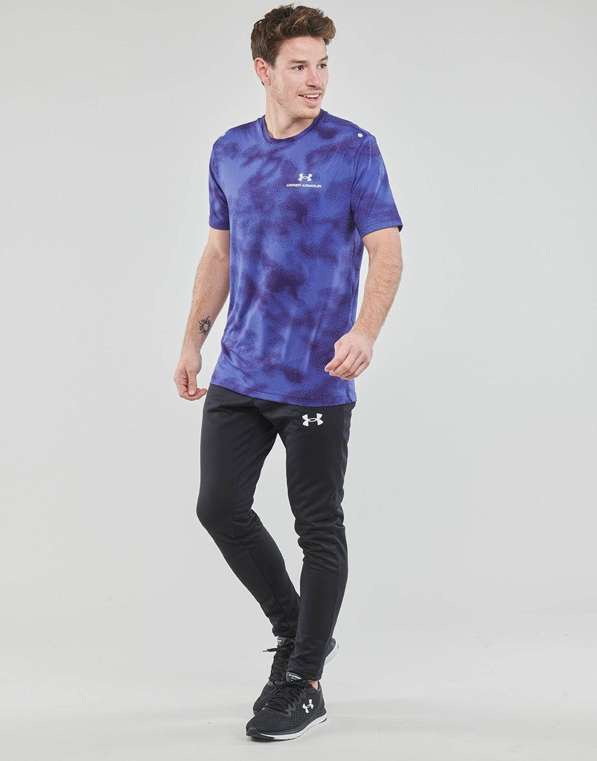 T-shirt Uomo Under Armour  Rush Energy Print SS  Marine