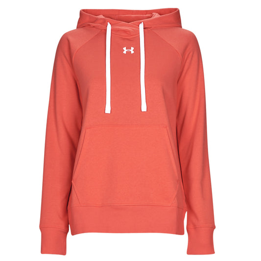 Felpa Donna Under Armour  Rival Fleece HB Hoodie  Rosso