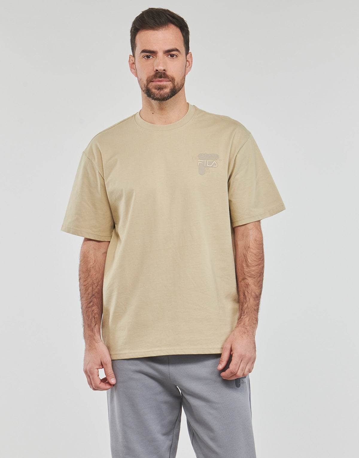 T-shirt Uomo Fila  BROVO OVERSIZED TEE  Beige