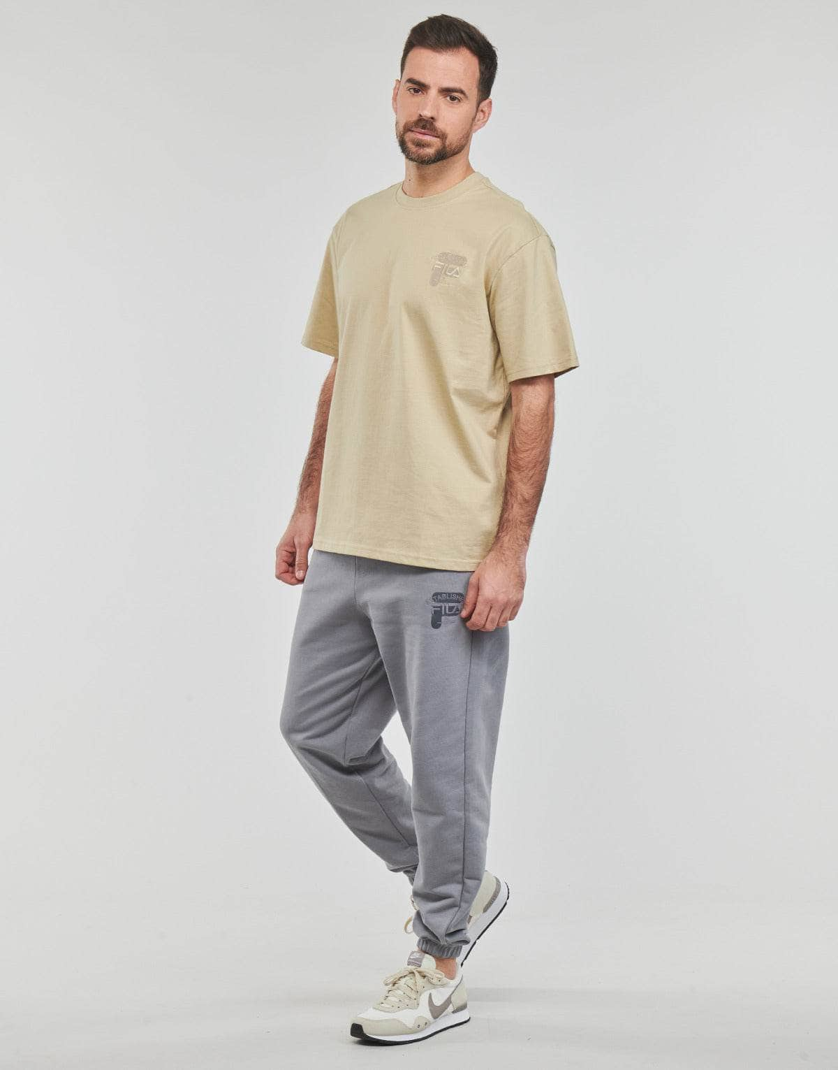 T-shirt Uomo Fila  BROVO OVERSIZED TEE  Beige