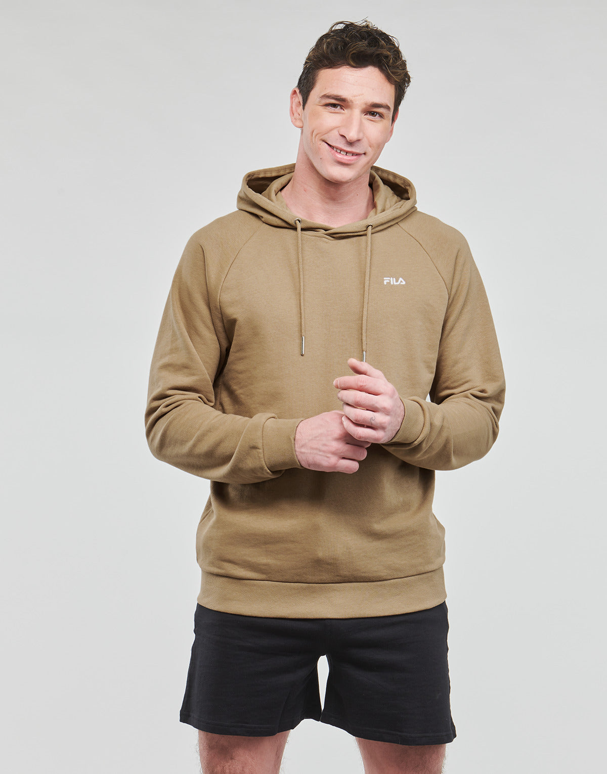 Felpa Uomo Fila  BRAIVES RAGLAN HOODY  Beige