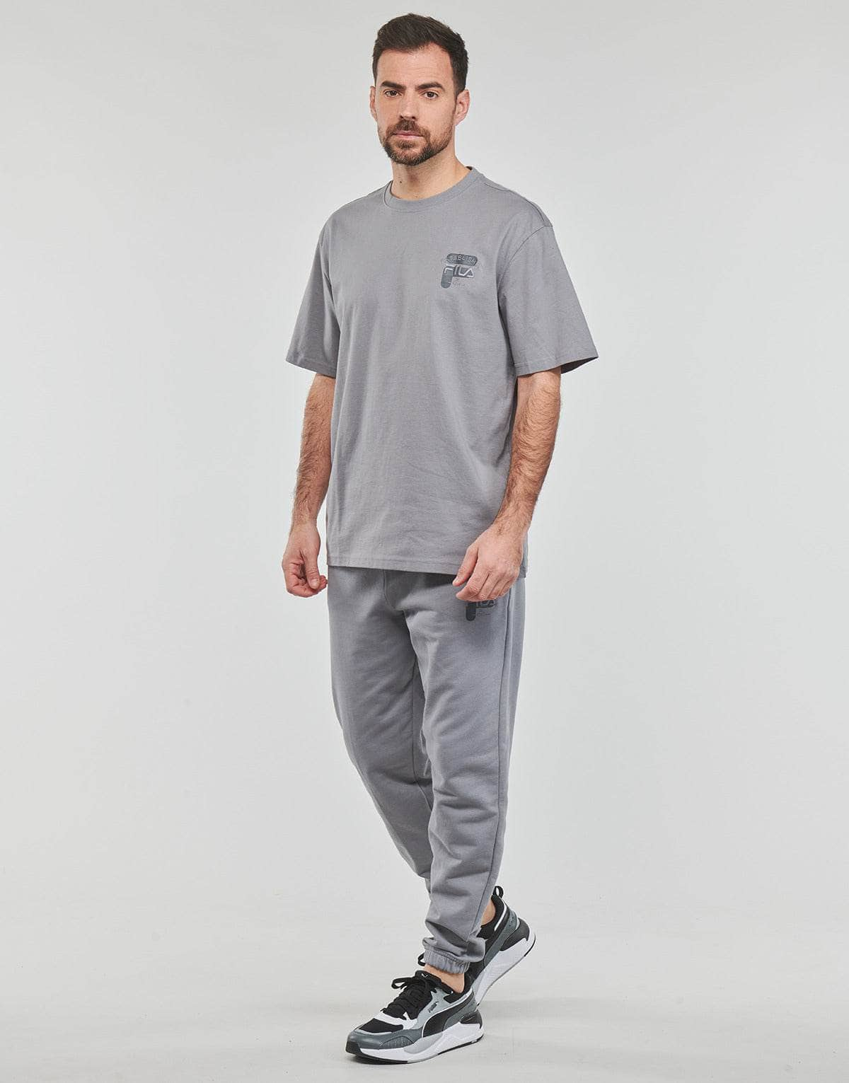 T-shirt Uomo Fila  BROVO OVERSIZED TEE  Grigio