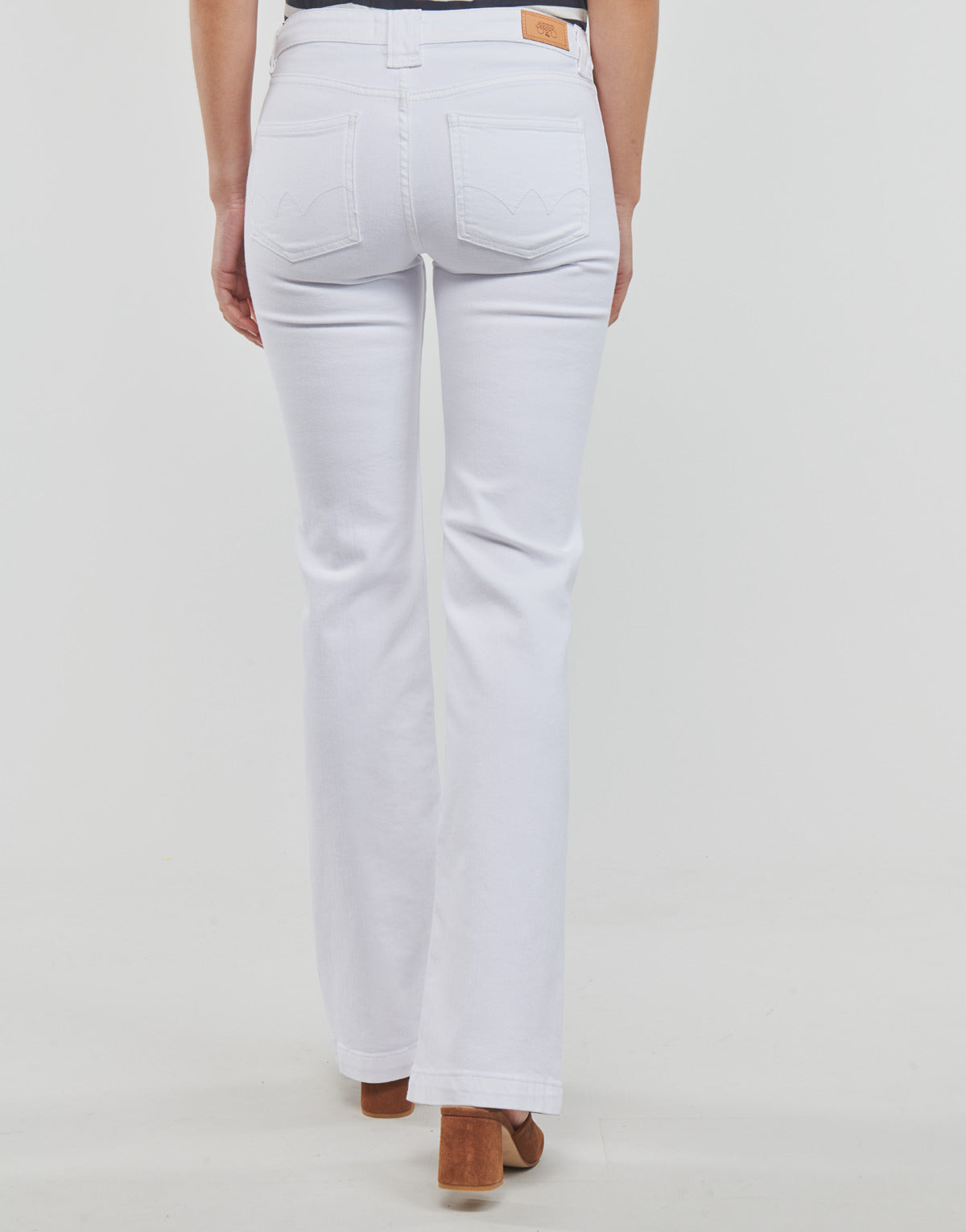 Jeans Flare Donna Le Temps des Cerises  SORMIOU  Bianco