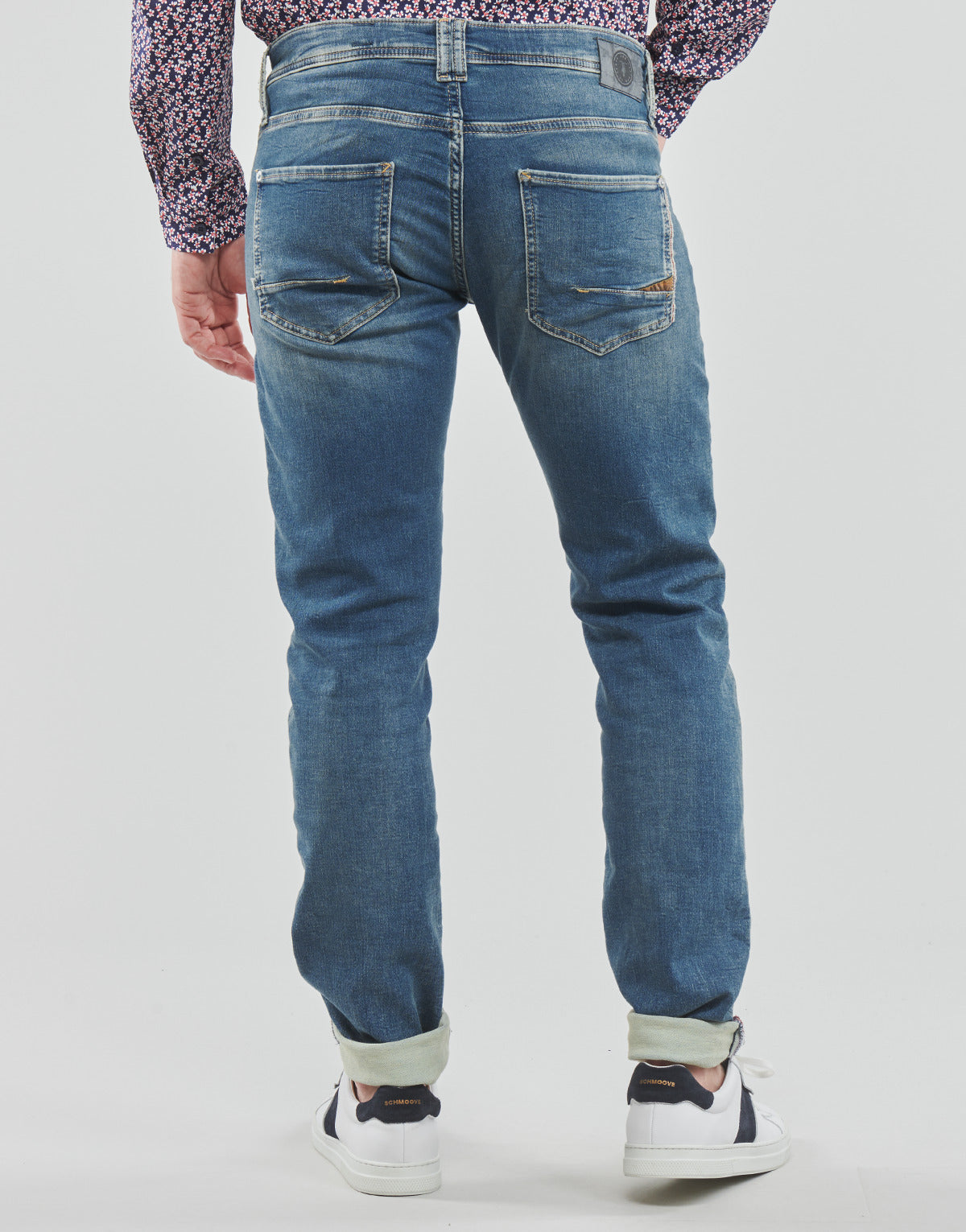 Jeans Slim Uomo Le Temps des Cerises  711 JOGG  Blu