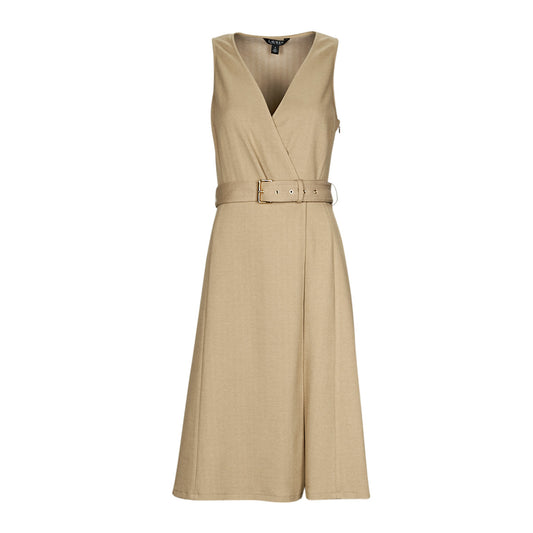 Abito corto Donna Lauren Ralph Lauren  NICHOLINA-SLEEVELESS-DAY DRESS  Beige