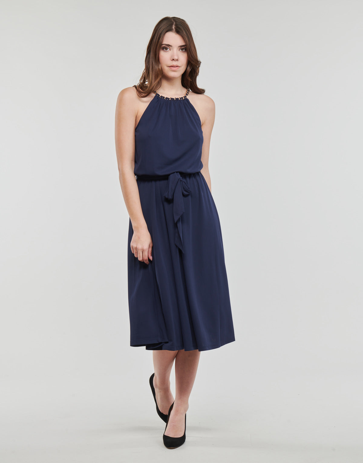 Abito corto Donna Lauren Ralph Lauren  MORRAINE-SLEEVELESS-DAY DRESS  Blu