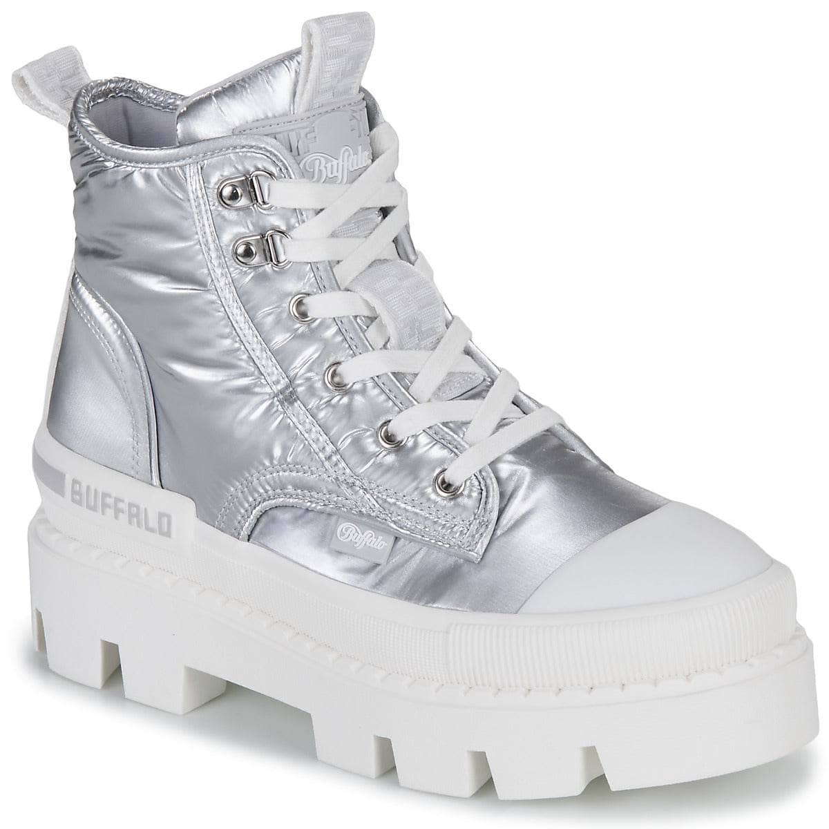 Sneakers alte Donna Buffalo  RAVEN HI  Argento