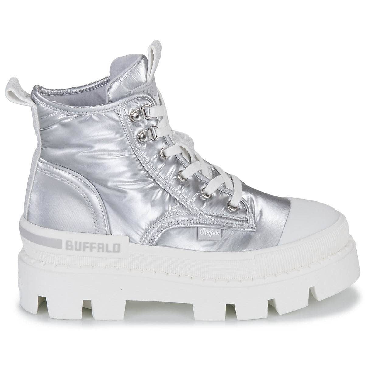 Sneakers alte Donna Buffalo  RAVEN HI  Argento