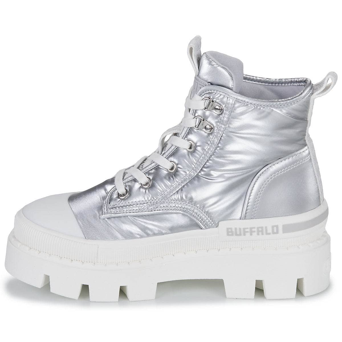 Sneakers alte Donna Buffalo  RAVEN HI  Argento