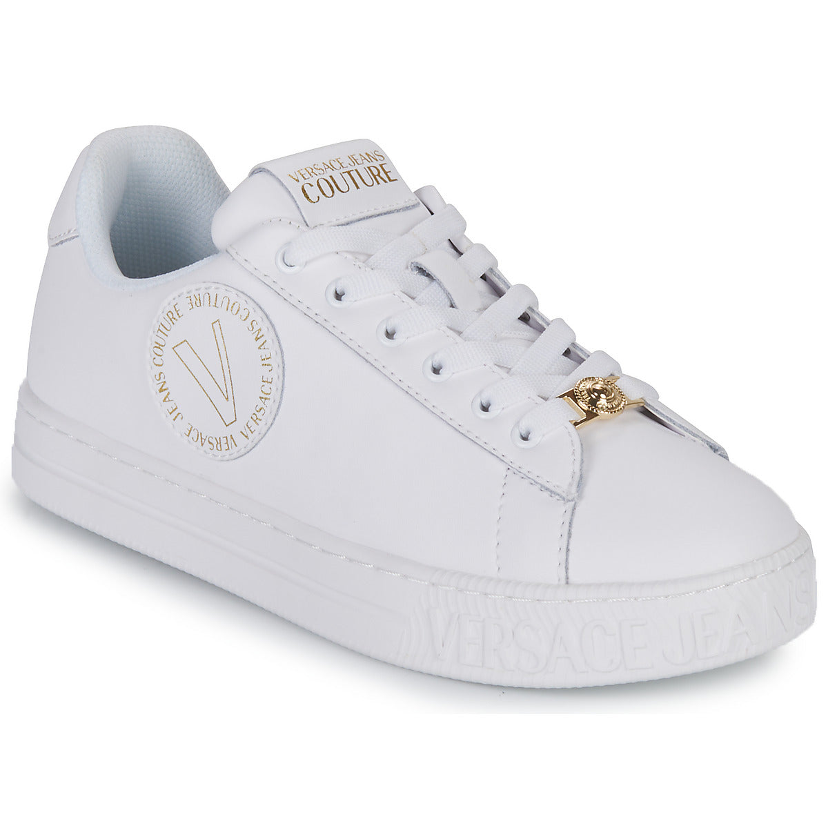 Sneakers basse Donna Versace Jeans Couture  74VA3SK3-ZP236  Bianco