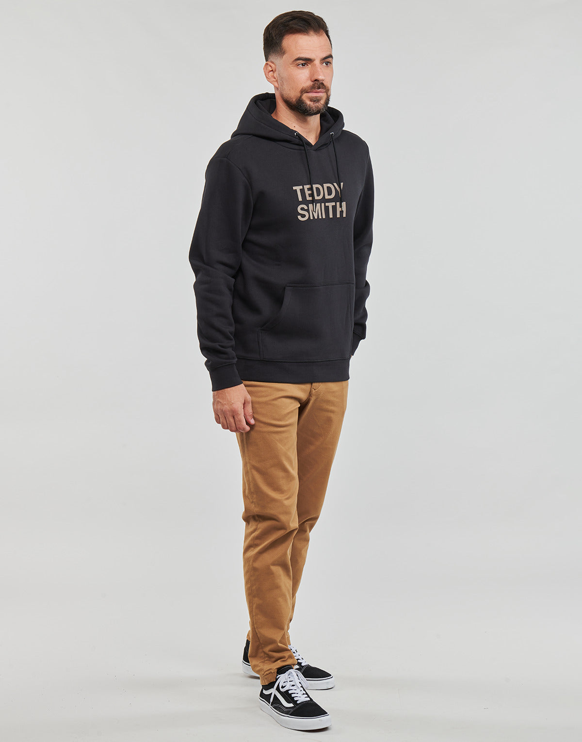 Felpa Uomo Teddy Smith  SICLASS HOODY  Nero