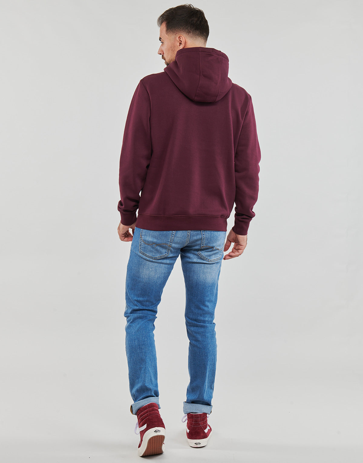 Felpa Uomo Teddy Smith  SICLASS HOODY  Bordeaux