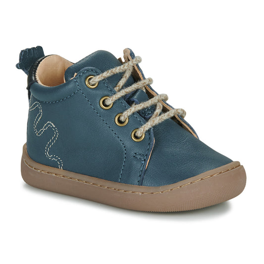 Scarpe bambini ragazzo Easy Peasy  MY FLEXOO LACET  Blu