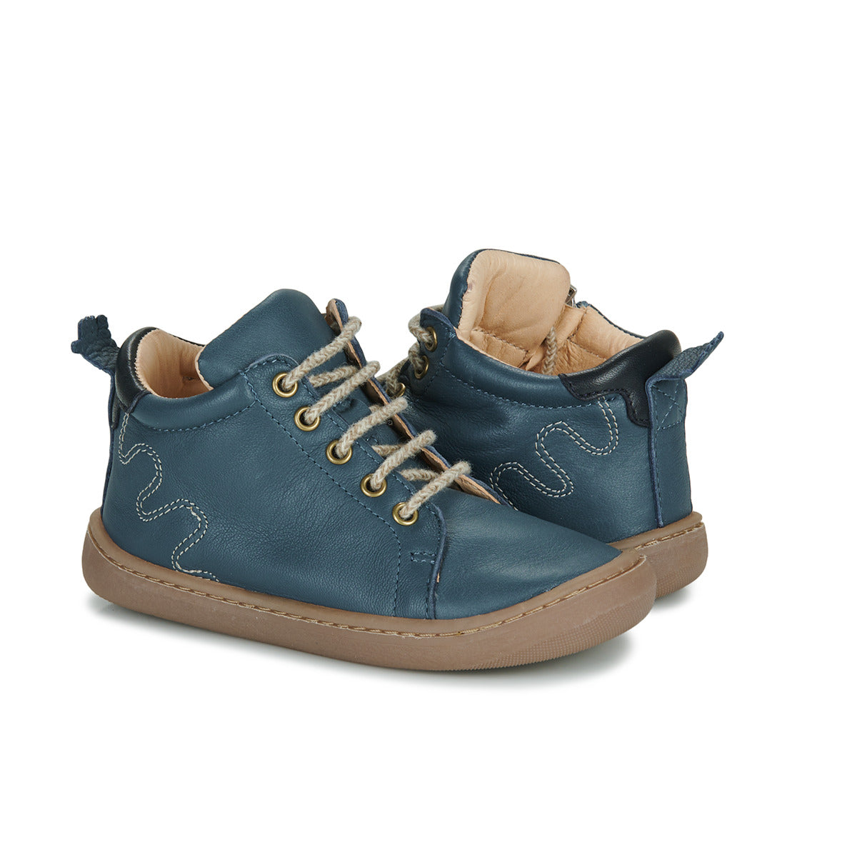 Scarpe bambini ragazzo Easy Peasy  MY FLEXOO LACET  Blu