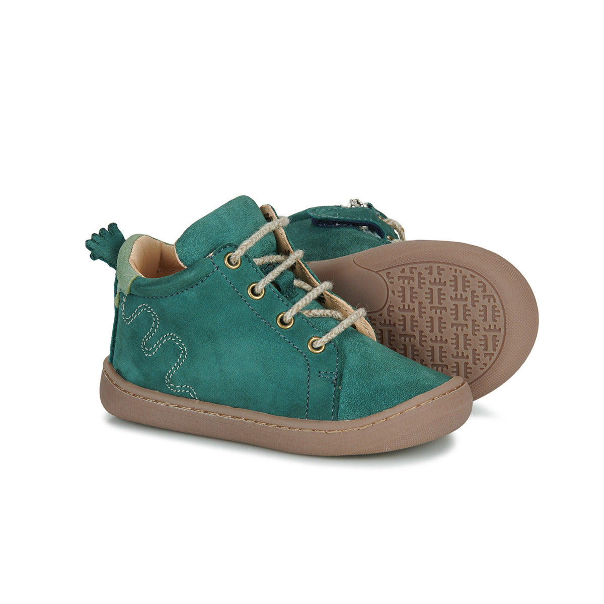 Scarpe bambini ragazzo Easy Peasy  MY FLEXOO LACET  Verde