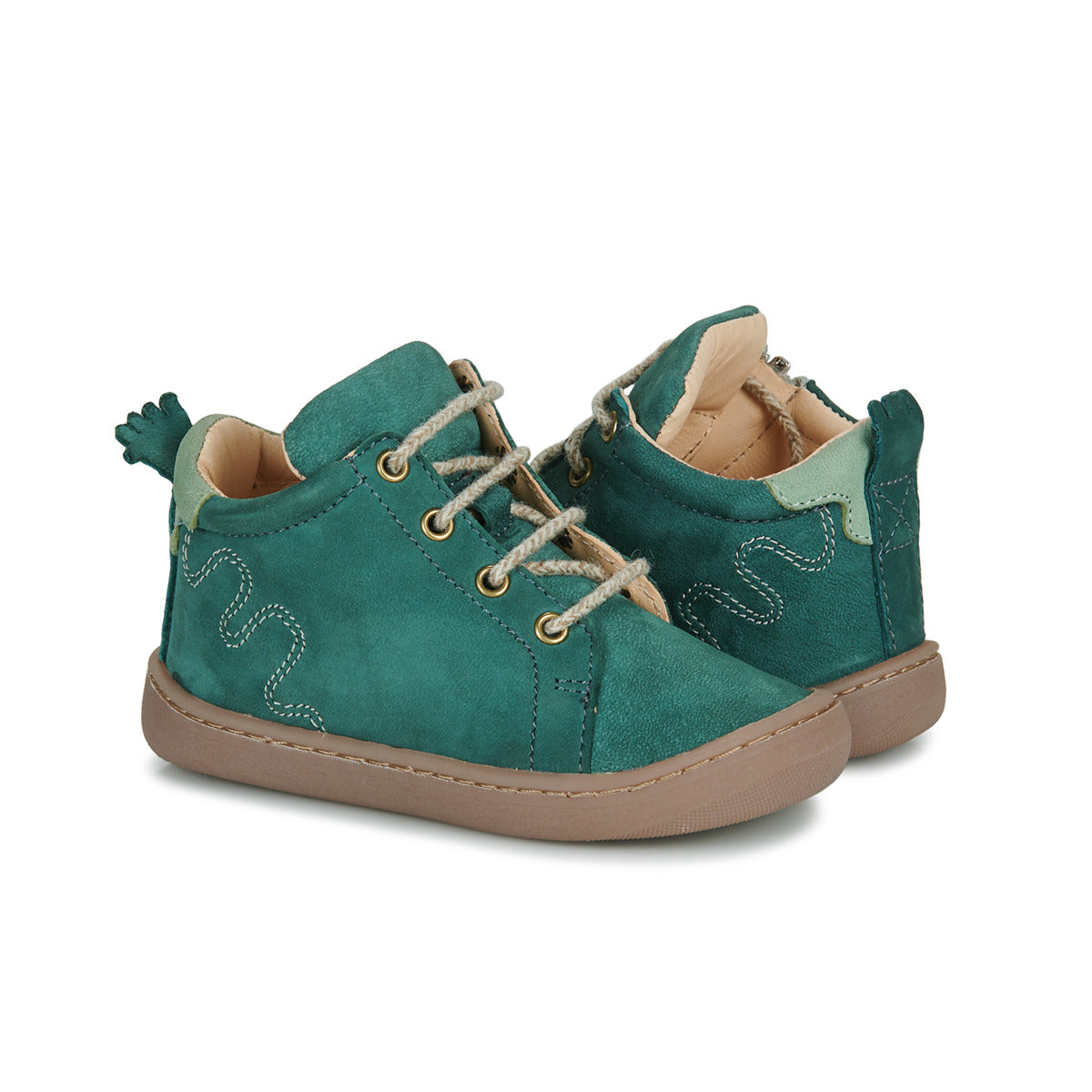 Scarpe bambini ragazzo Easy Peasy  MY FLEXOO LACET  Verde