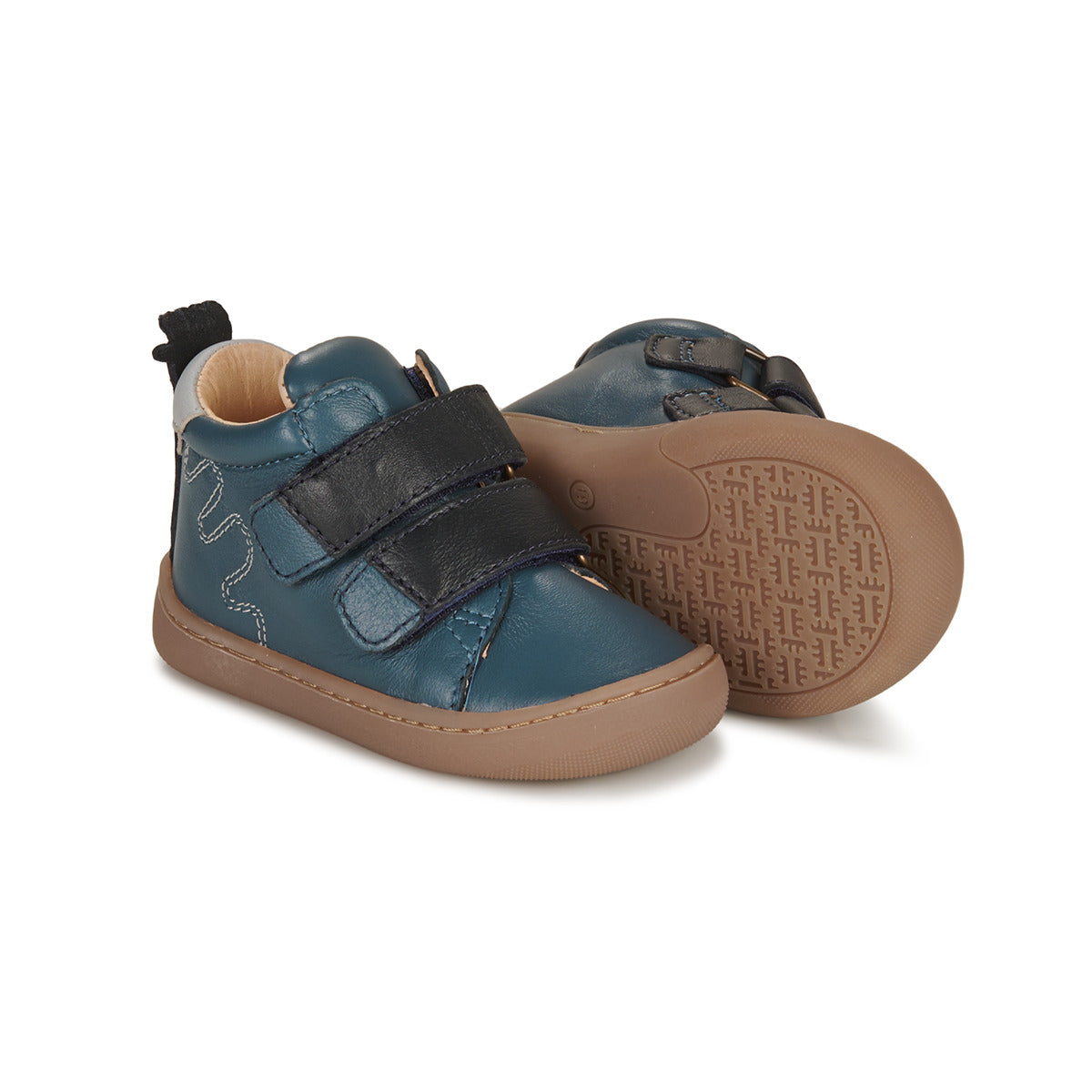 Scarpe bambini ragazza Easy Peasy  MY FLEXOO VELCRO  Blu