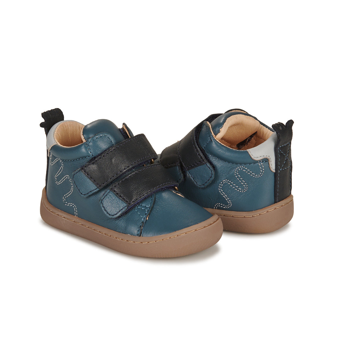 Scarpe bambini ragazza Easy Peasy  MY FLEXOO VELCRO  Blu