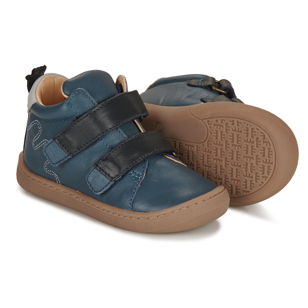 Scarpe bambini ragazza Easy Peasy  MY FLEXOO VELCRO  Blu