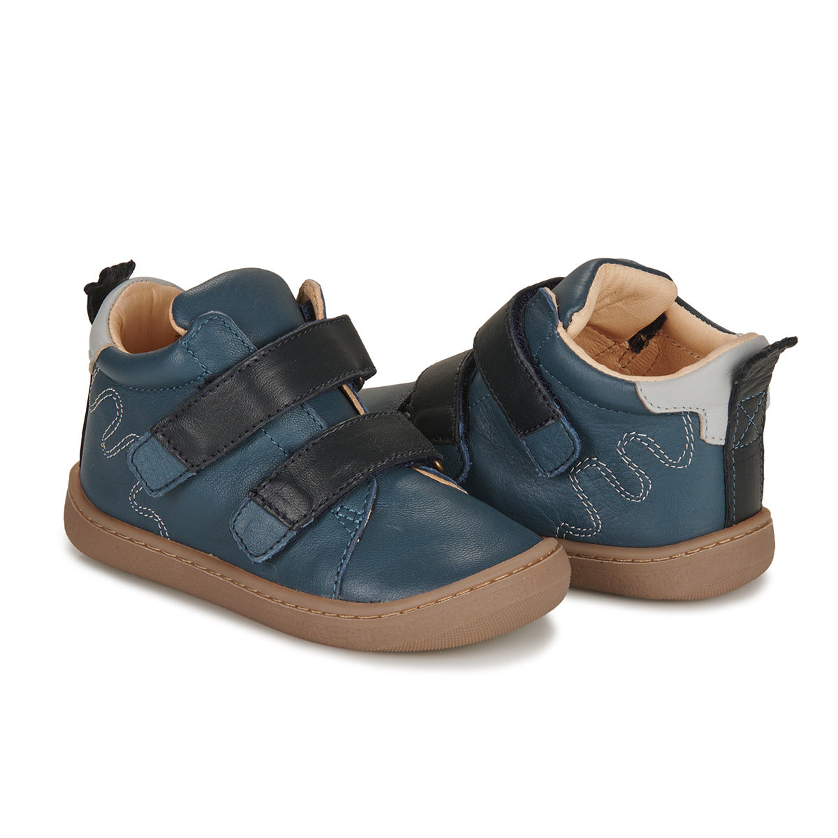 Scarpe bambini ragazza Easy Peasy  MY FLEXOO VELCRO  Blu