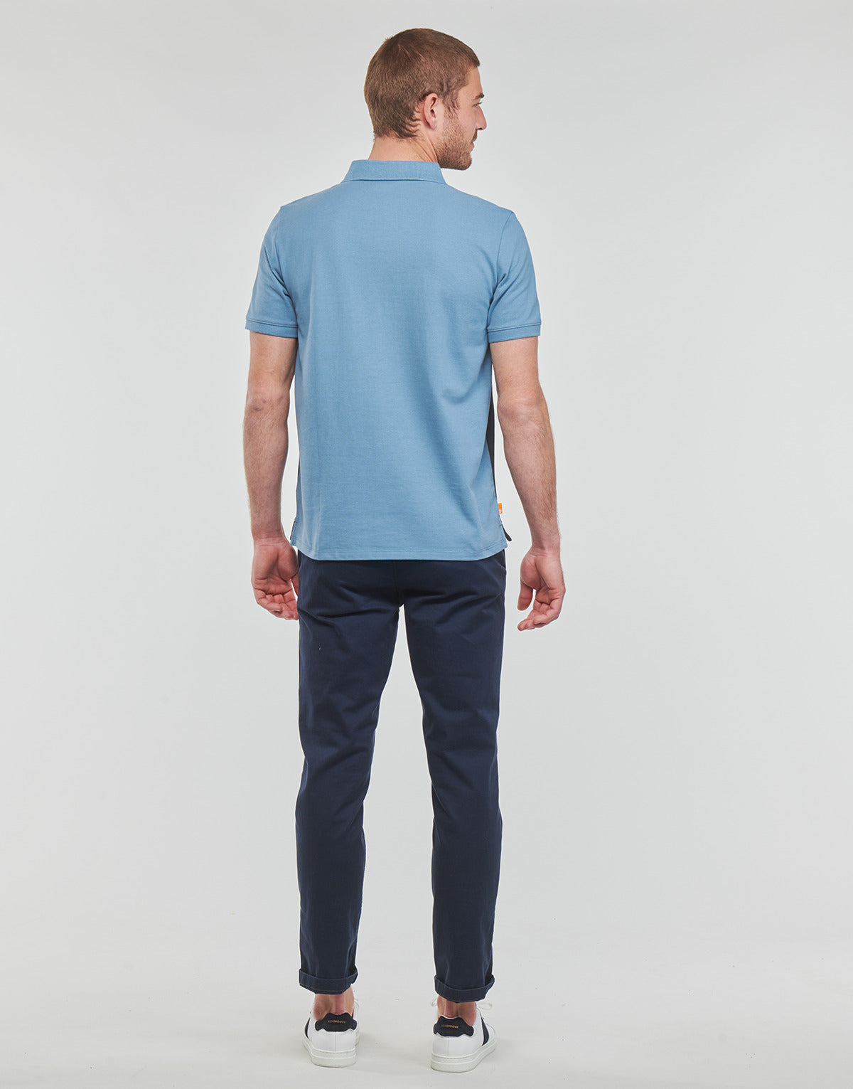 Polo Uomo Timberland  SS Millers River Colourblock Polo Reg  Blu