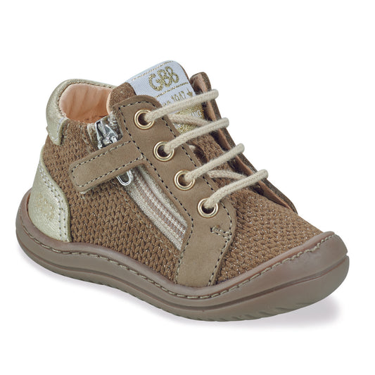 Scarpe bambini ragazza GBB  FLEXOO ZIPETTE  Beige