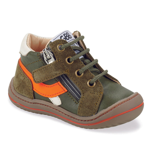 Scarpe bambini ragazzo GBB  FLEXOO ZIPOU  Verde