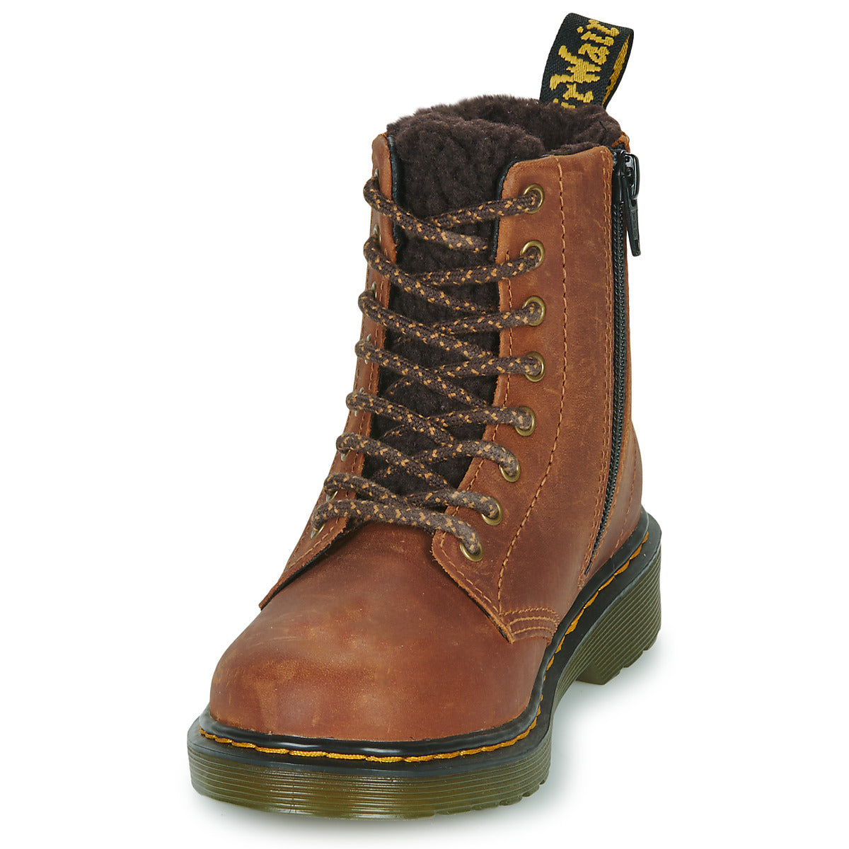 Stivaletti bambini ragazzo Dr. Martens  1460 Serena J  Marrone