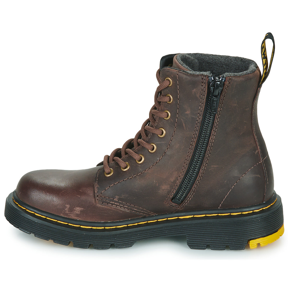 Stivaletti bambini ragazzo Dr. Martens  1460 J  Marrone