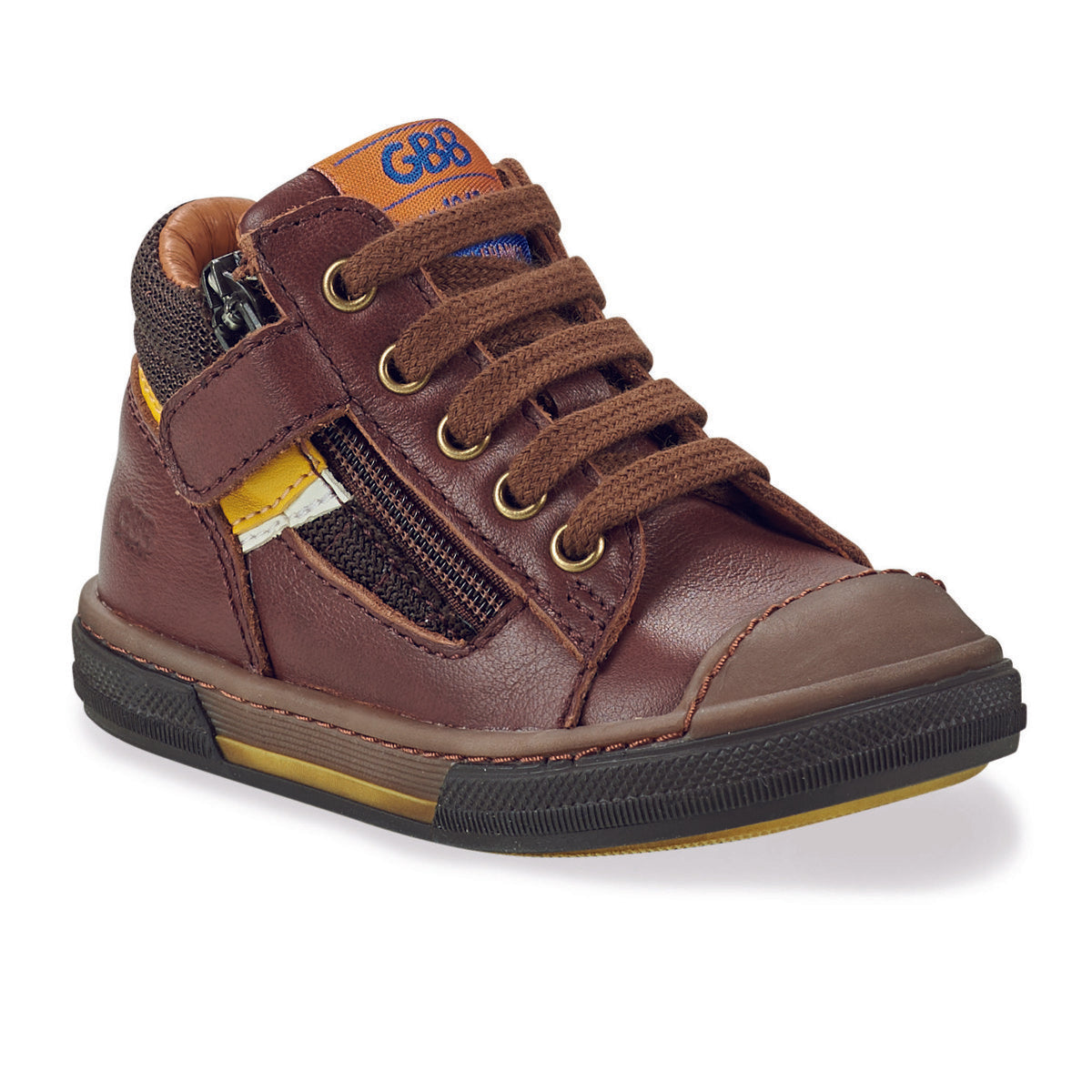 Scarpe bambini ragazzo GBB  VAUBERT  Marrone