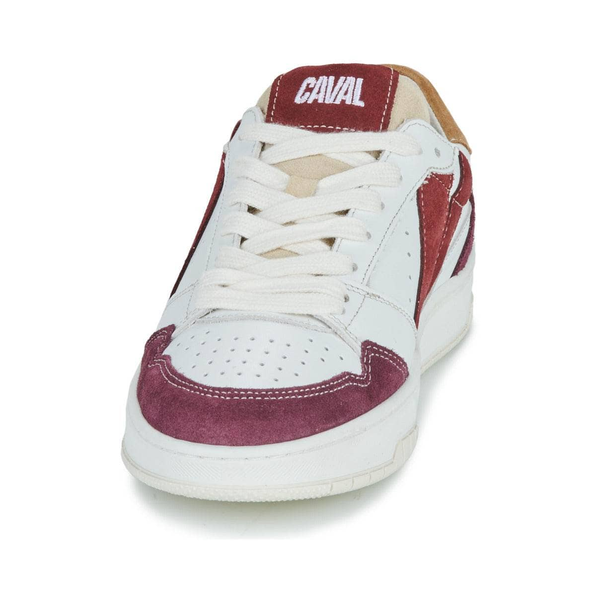 Sneakers basse Donna Caval  SPORT SLASH PURPLE CARAMEL  Bianco