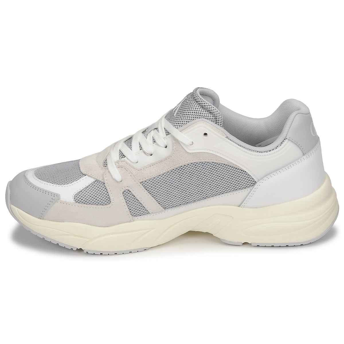 Sneakers Uomo Calvin Klein Jeans  RETRO TENNIS LACEUP MIX LTH  Grigio