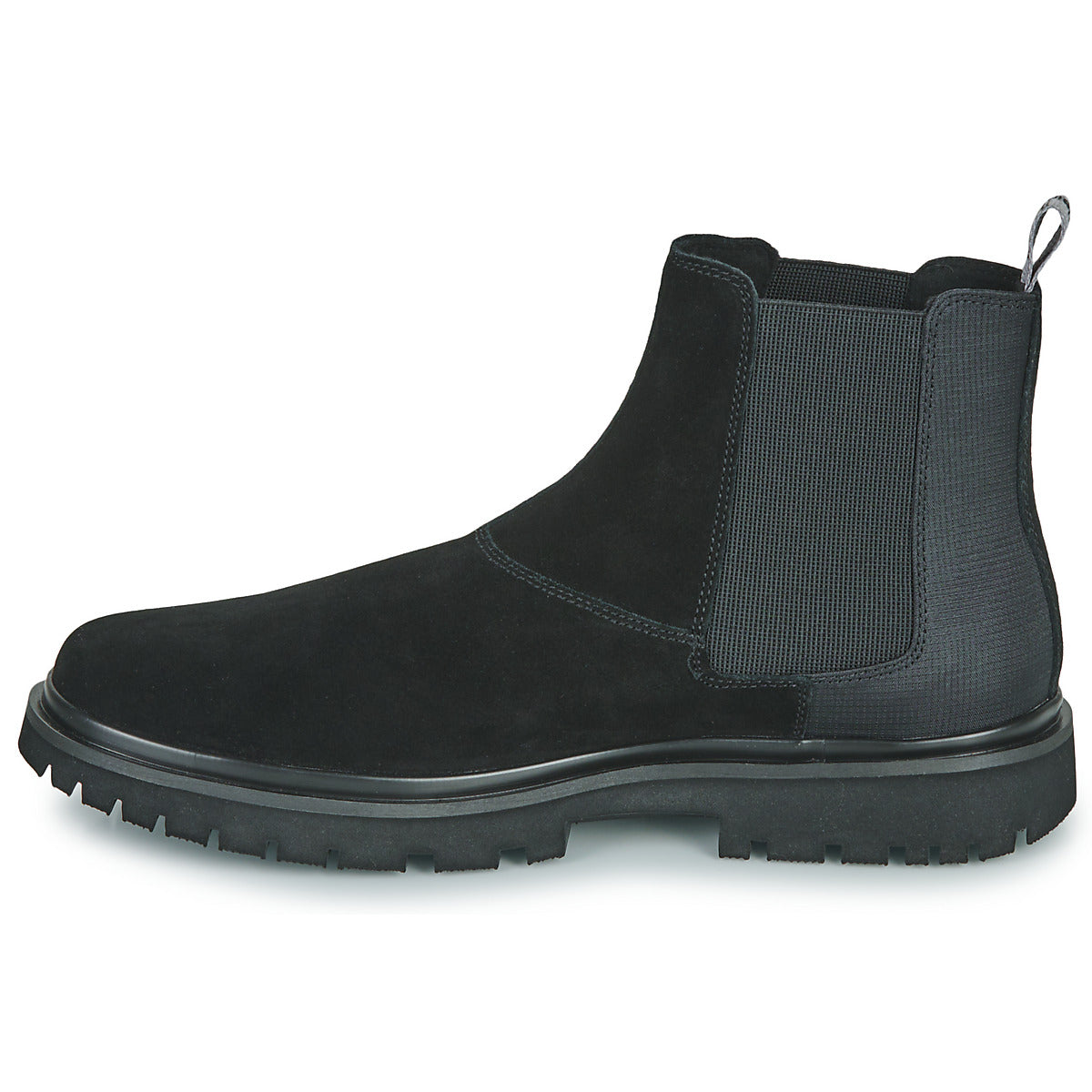 Stivaletti Uomo Calvin Klein Jeans  EVA MID CHELSEA BOOT SUEDE  Nero