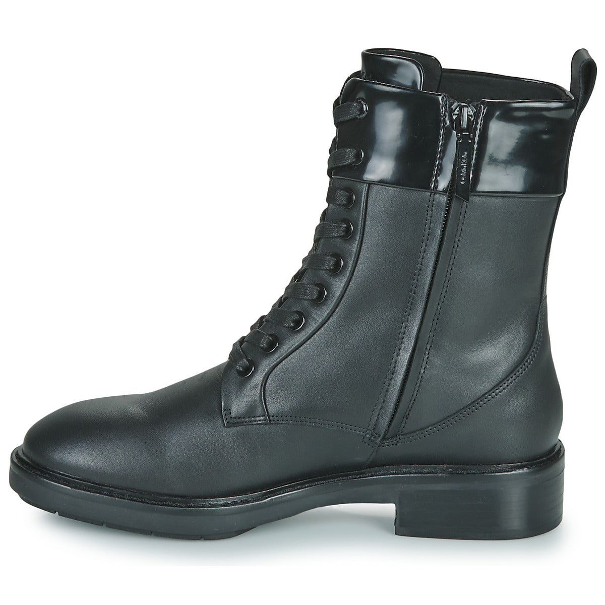 Stivaletti Donna Calvin Klein Jeans  RUBBER SOLE COMBAT BOOT W/HW  Nero