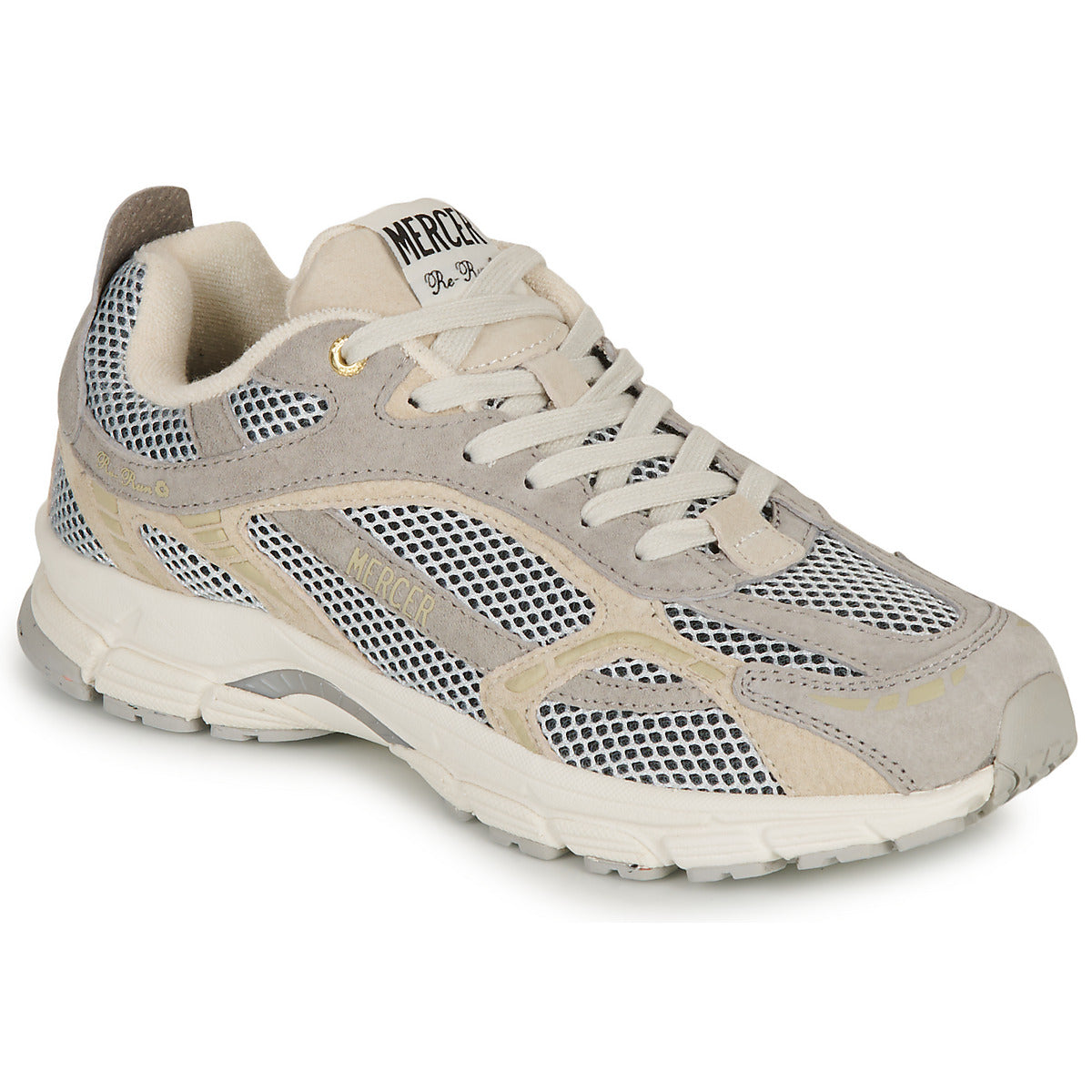 Sneakers Uomo Mercer Amsterdam  The Re-Run Nubuck  Grigio