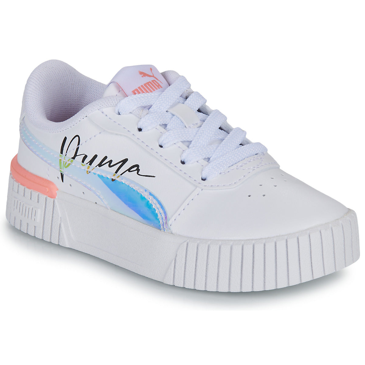 Scarpe bambini ragazza Puma  Carina 2.0 Crystal Wings PS  Bianco