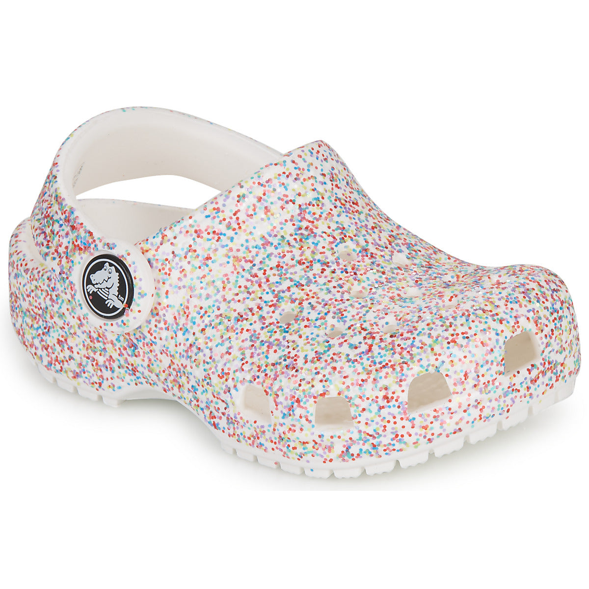 Scarpe bambini ragazza Crocs  Classic Sprinkle Glitter ClogT  Multicolore