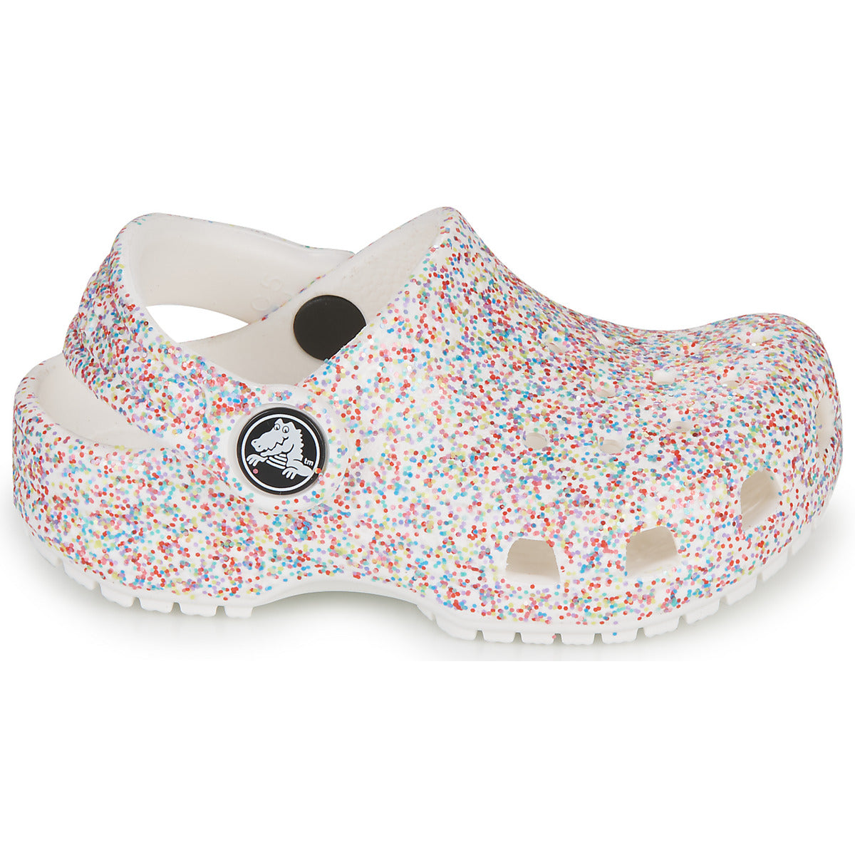 Scarpe bambini ragazza Crocs  Classic Sprinkle Glitter ClogT  Multicolore