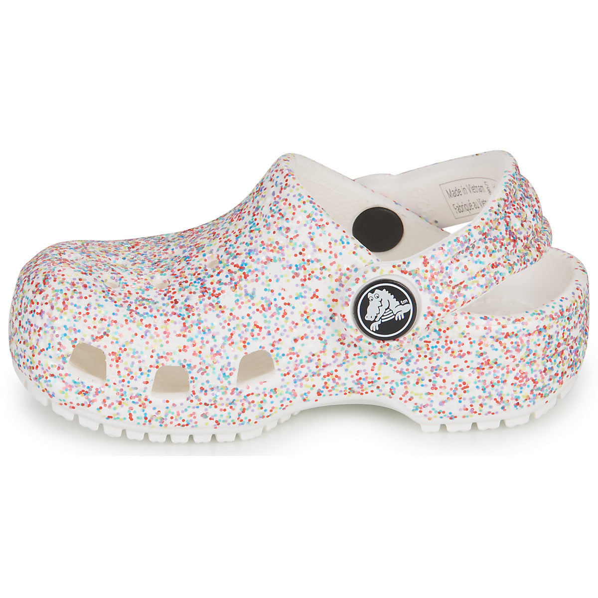 Scarpe bambini ragazza Crocs  Classic Sprinkle Glitter ClogT  Multicolore