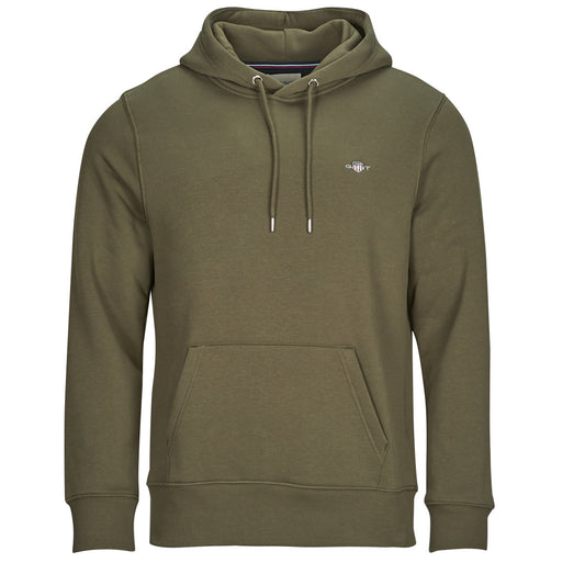 Felpa Uomo Gant  REG SHIELD HOODIE  Kaki