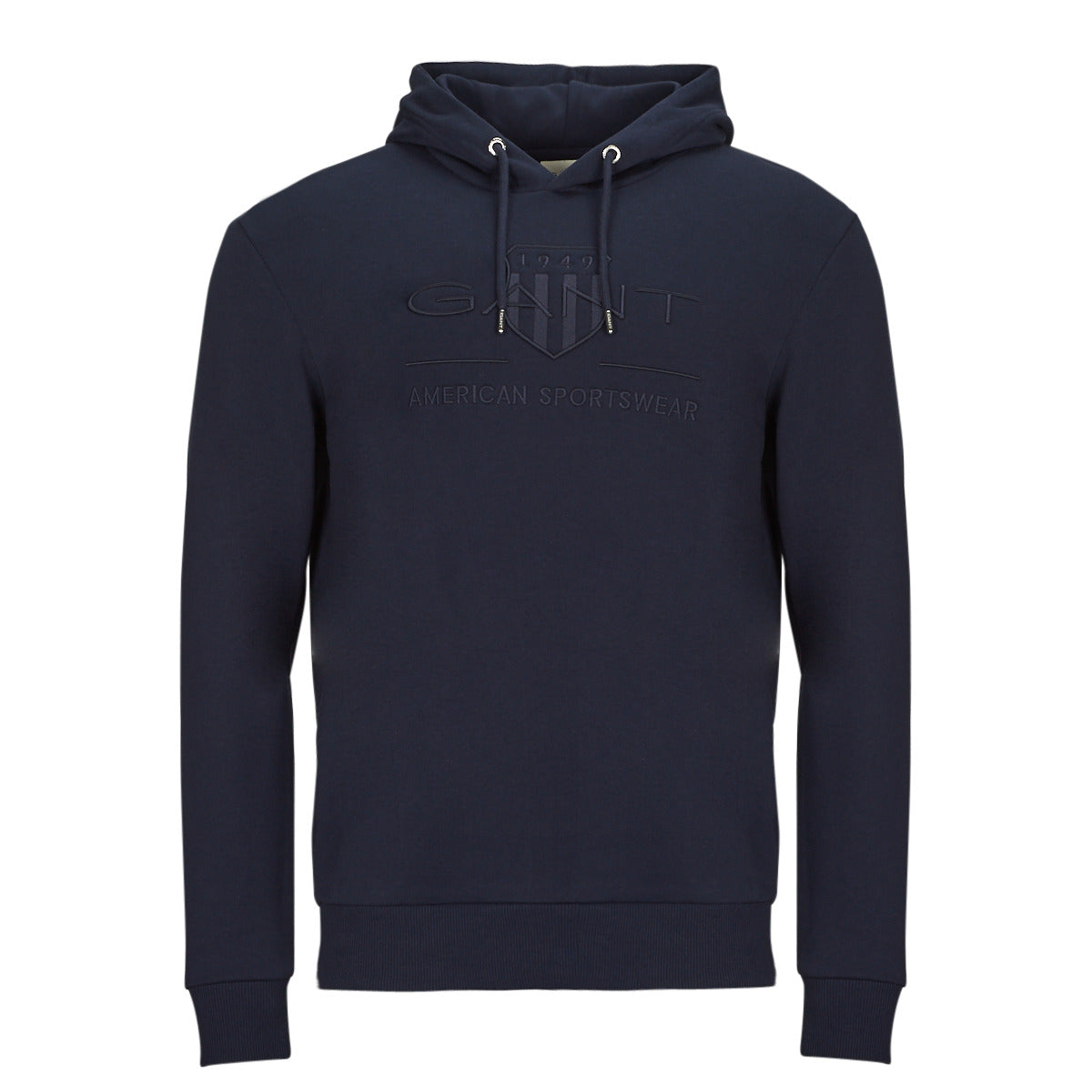 Felpa Uomo Gant  REG TONAL SHIELD HOODIE  Marine