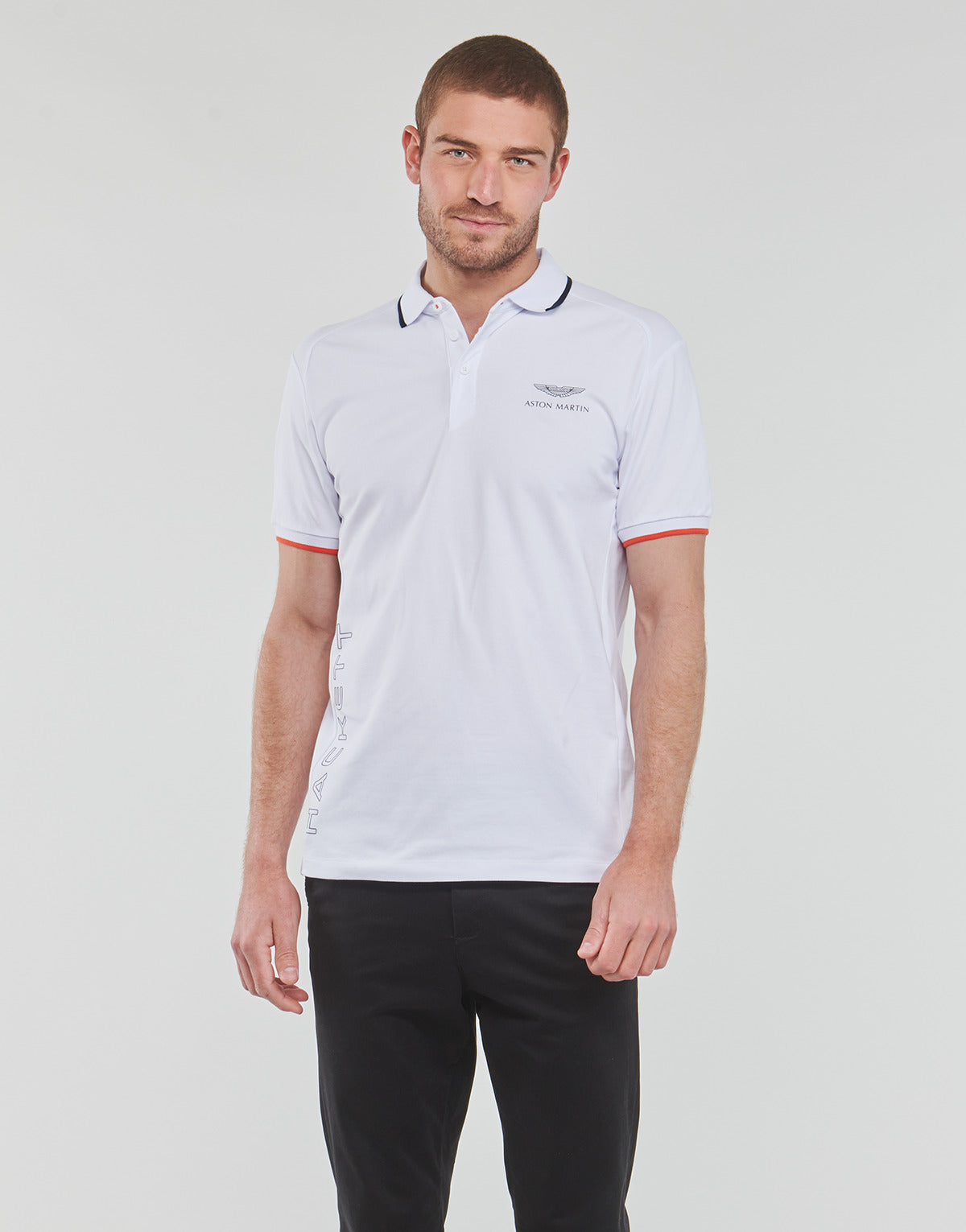 Polo Uomo Hackett  ASTON MARTIN BY HACKETT AMR SPEEDMASTER SS  Bianco