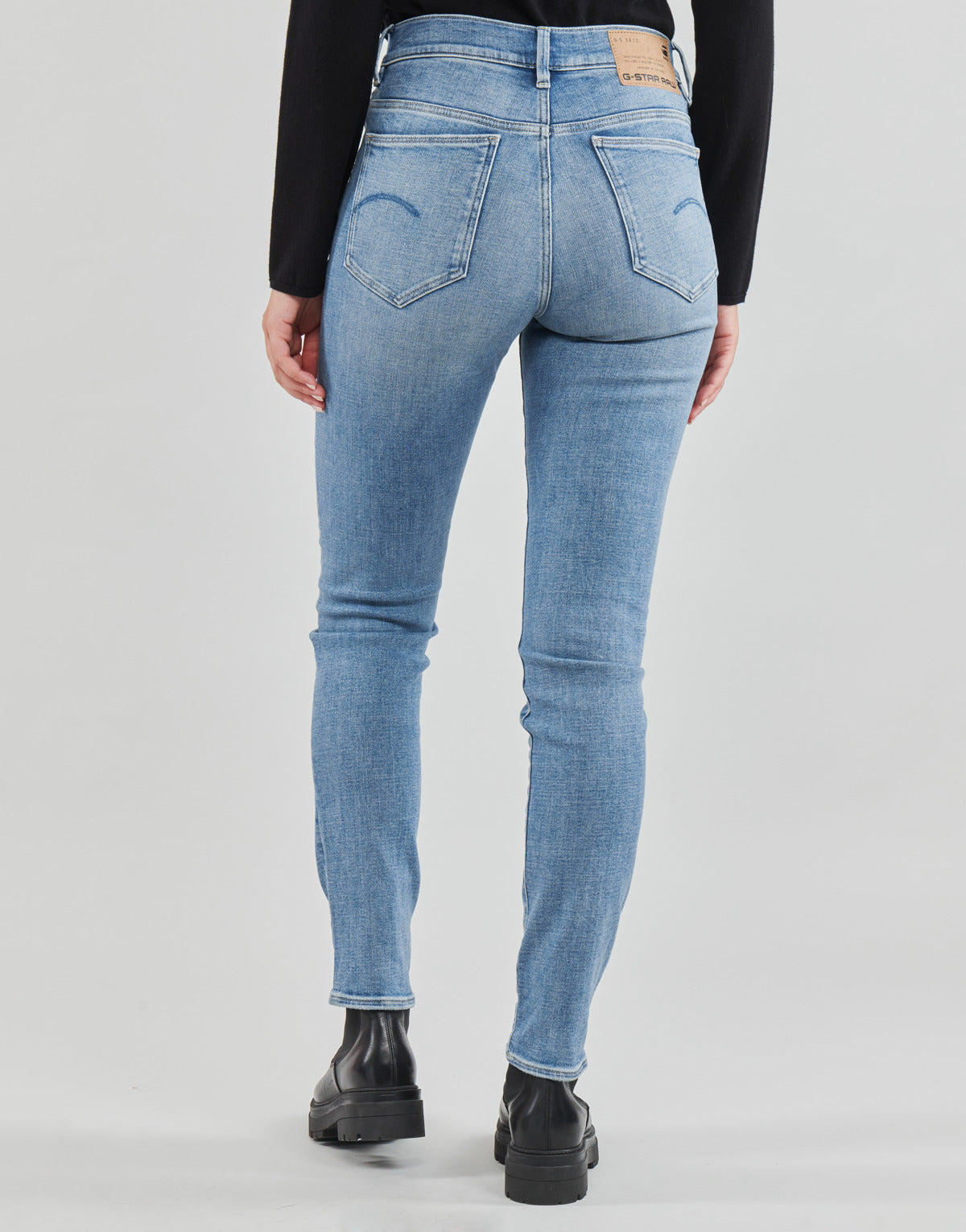 Jeans Donna G-Star Raw  ACE 2.0 SLIM STRAIGHT WMN  Blu