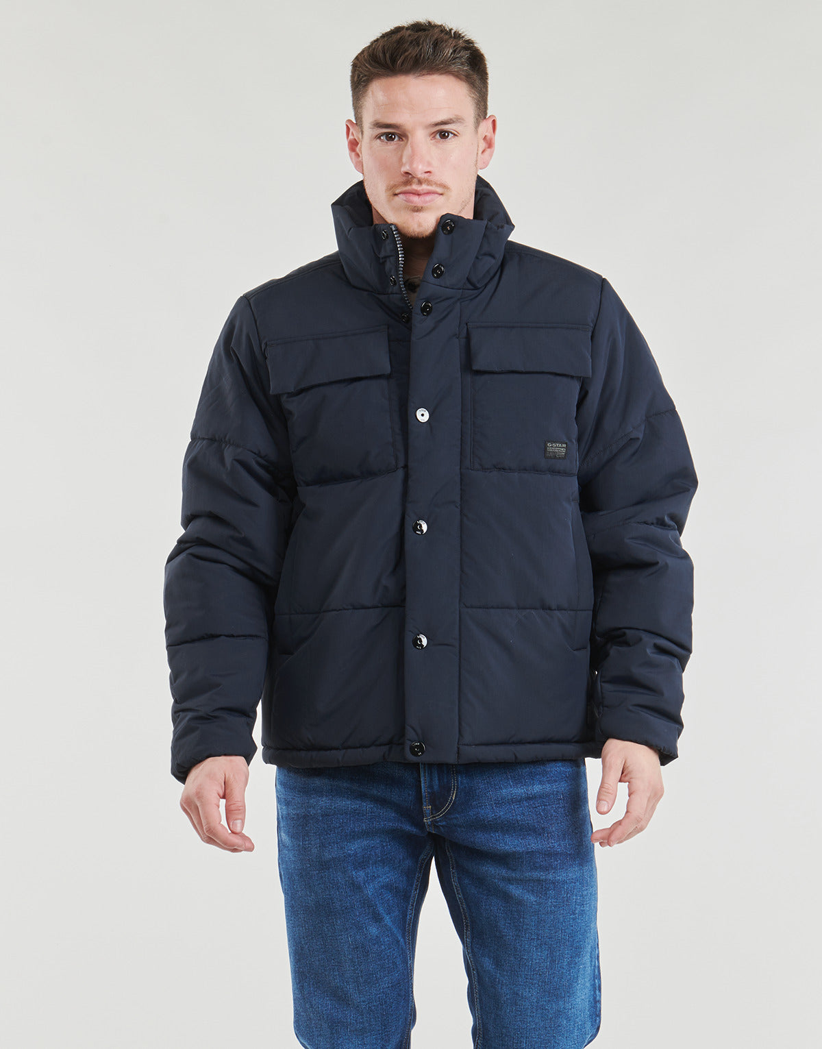 Piumino Uomo G-Star Raw  FOUNDATION PDD JKT  Marine