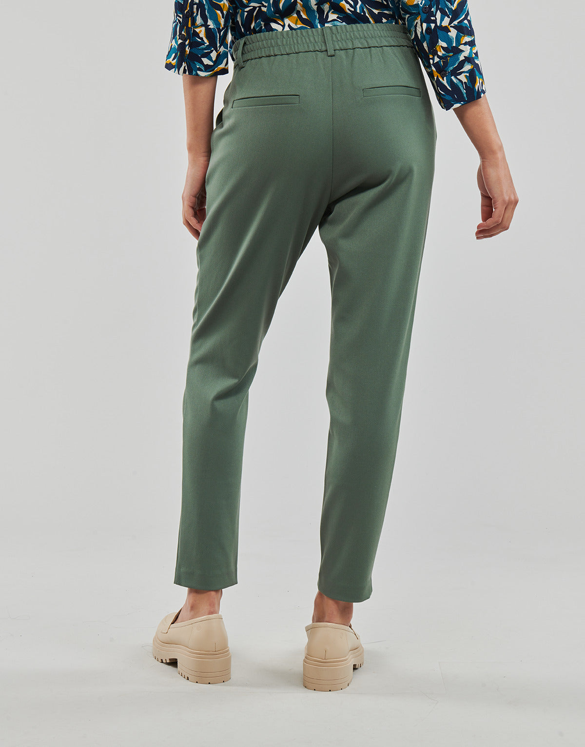 Pantaloni morbidi / Pantaloni alla zuava Donna Vila  VIVARONE HW SLIM PANT  Verde