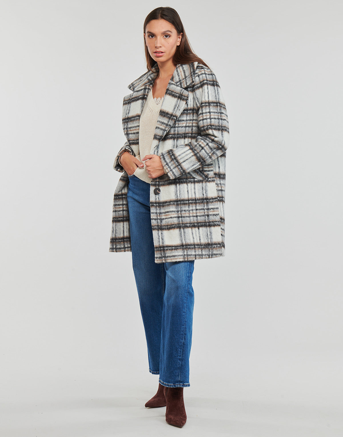 Mantella Donna Vila  VIROY L/S COAT  Multicolore