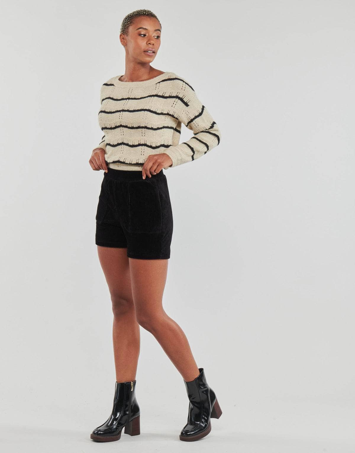 Shorts Donna Vila  VIKITA HW SHORTS/LS  Nero