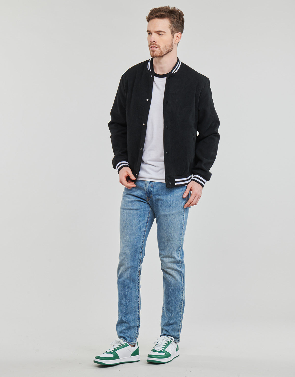 Giubbotto Uomo Jack & Jones  JJZAC WOOL BOMBER  Nero