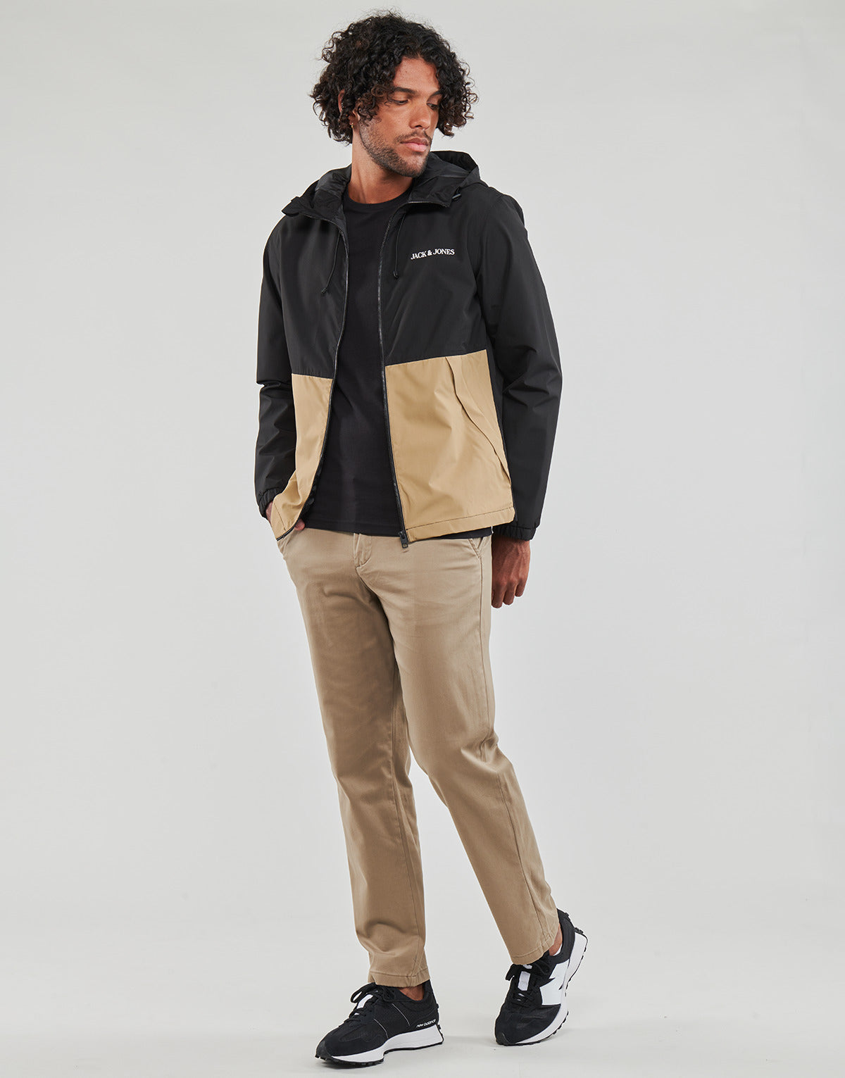 Pantalone Chino Uomo Jack & Jones  JPSTKANE JJBOWIE SA BEIGE  Beige